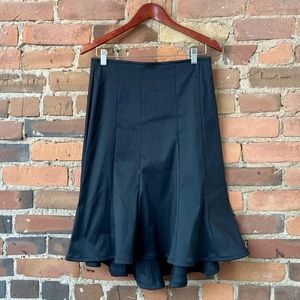 JS Collections Vintage Black A-Line Tiered Skirt.  Size: 8